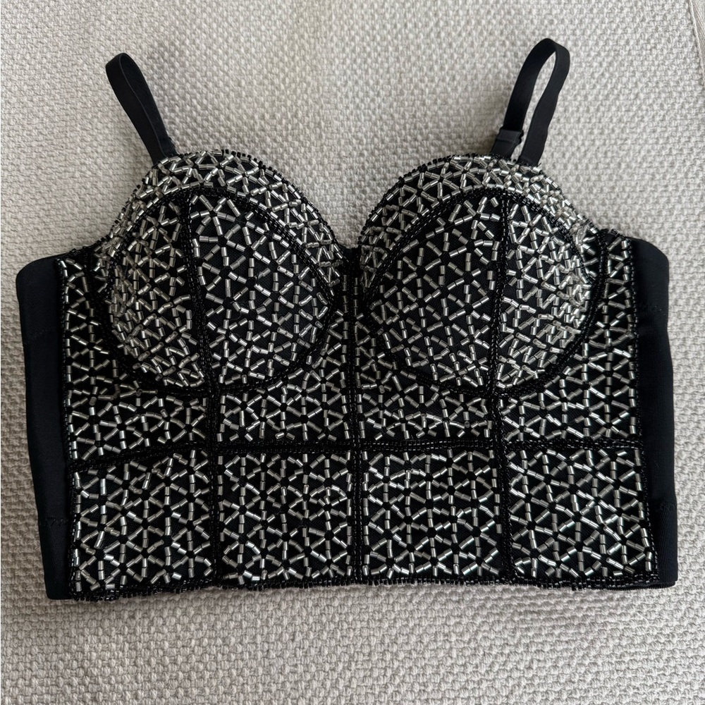 Marciano by Guess - Zoe Bustier Beaded Top